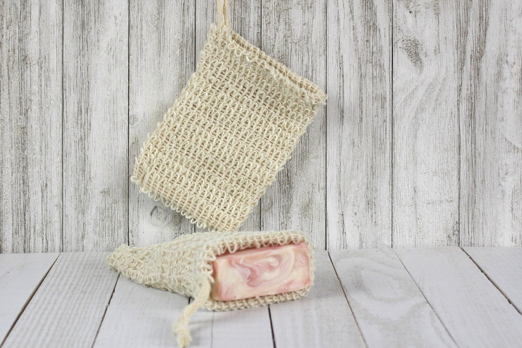 sisal soap bag